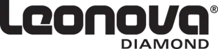Logo of the Leonova Diamond portable instrument with a black fill.